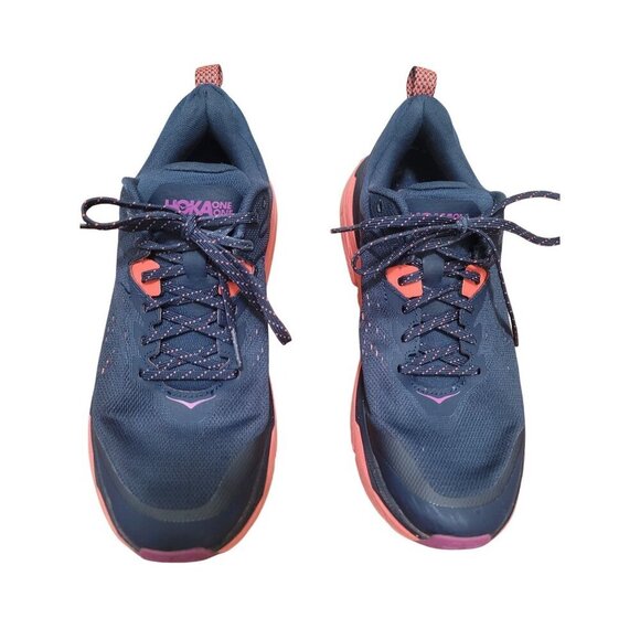 Hoka One One Challenger ATR 6 Women's Navy Trail Running Shoes Size 11B - Picture 1 of 11